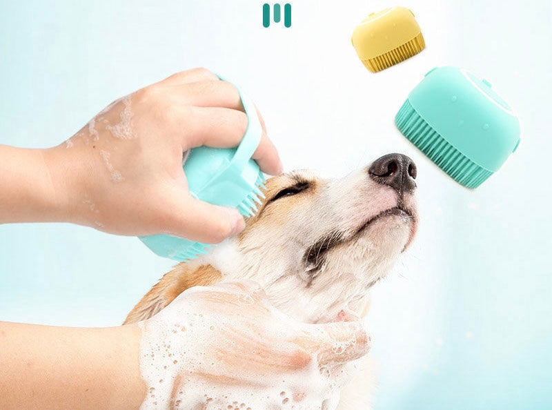 Shampoobürste für Hund und Katze