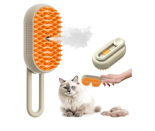 Wasserdampf-Katzenbürste